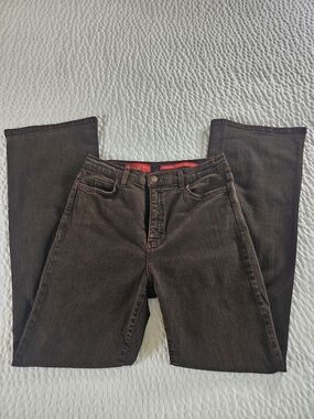 Tummy Tuck Brown Jeans 10 Spandex Shapewear Cottage Core Hippie Boho Retro 70s